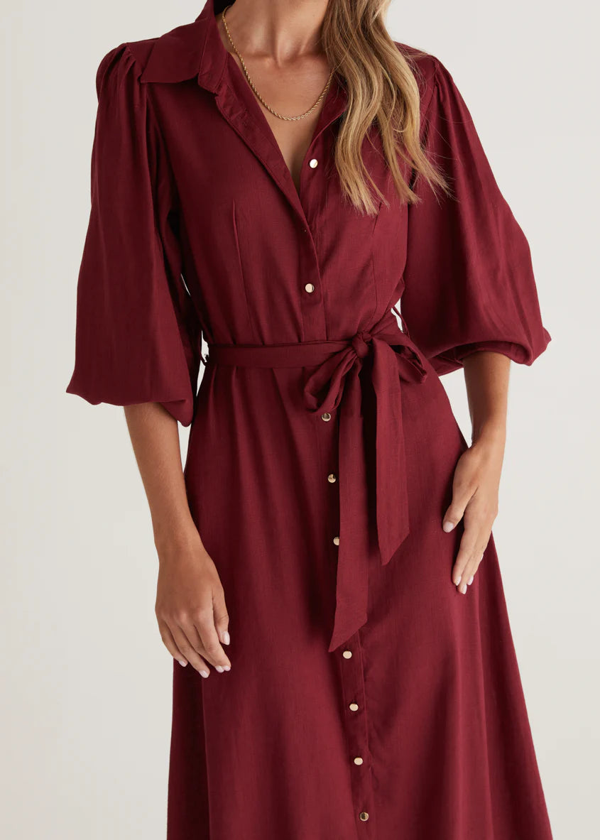 Romy Maxi Dress - Wine