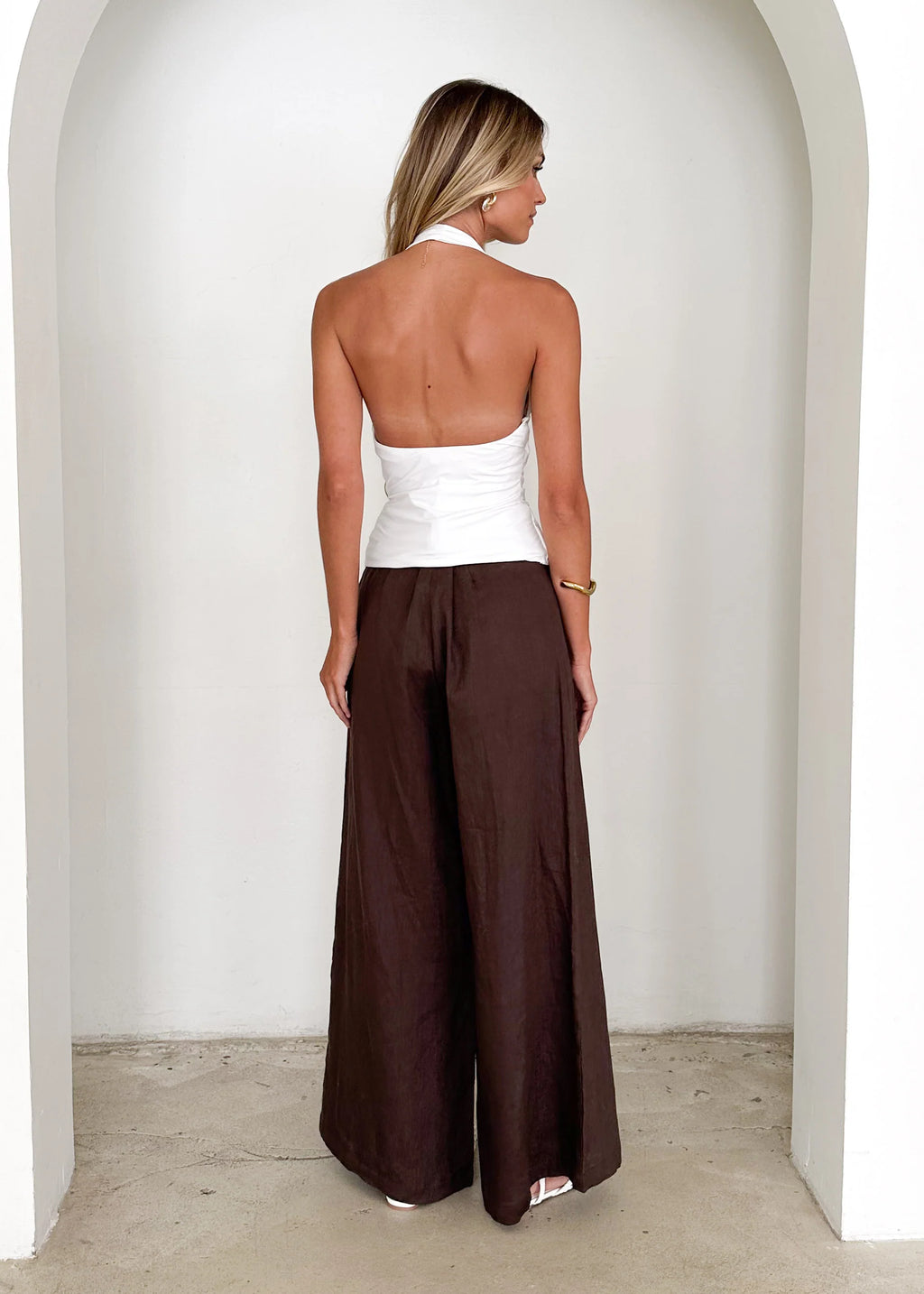 Husky Halter Top - Off White