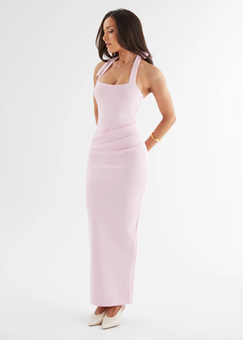 Vicki Maxi Dress - Pastel Pink