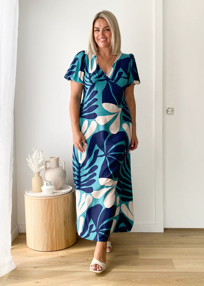 Tropez Maxi Dress - Mystic