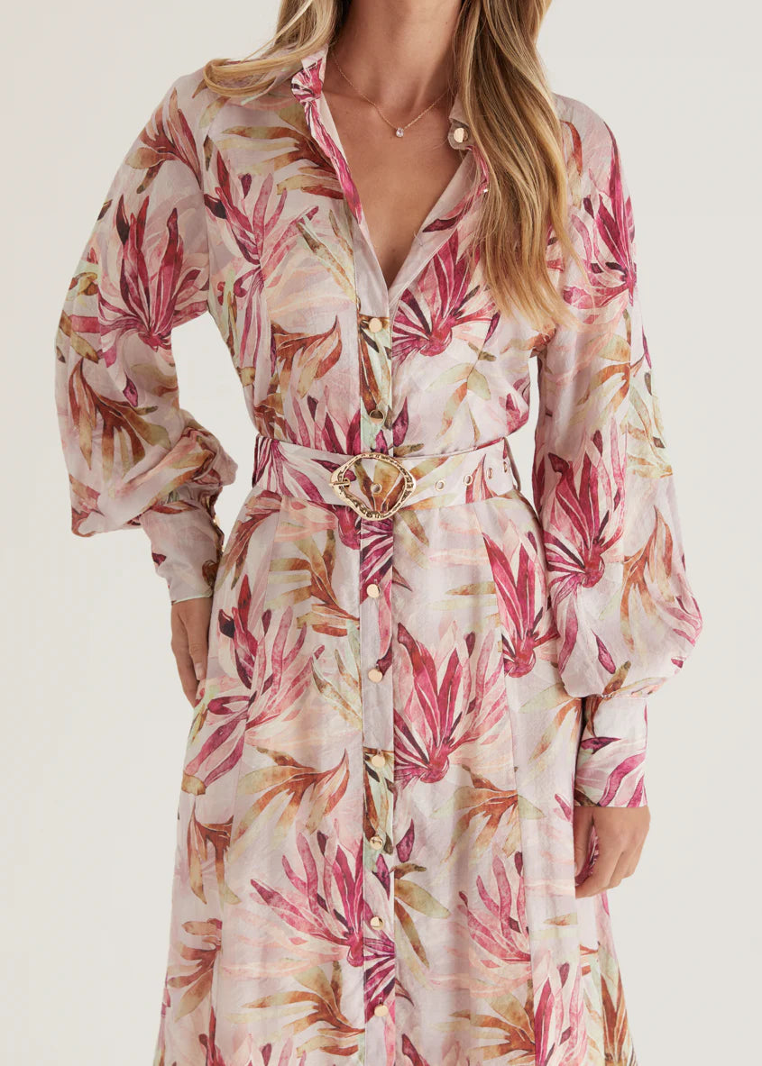 Adria Maxi Dress - Plum Floral