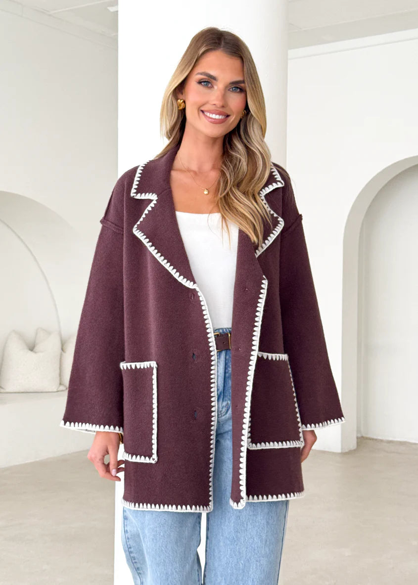 Harlo Cardigan - Espresso