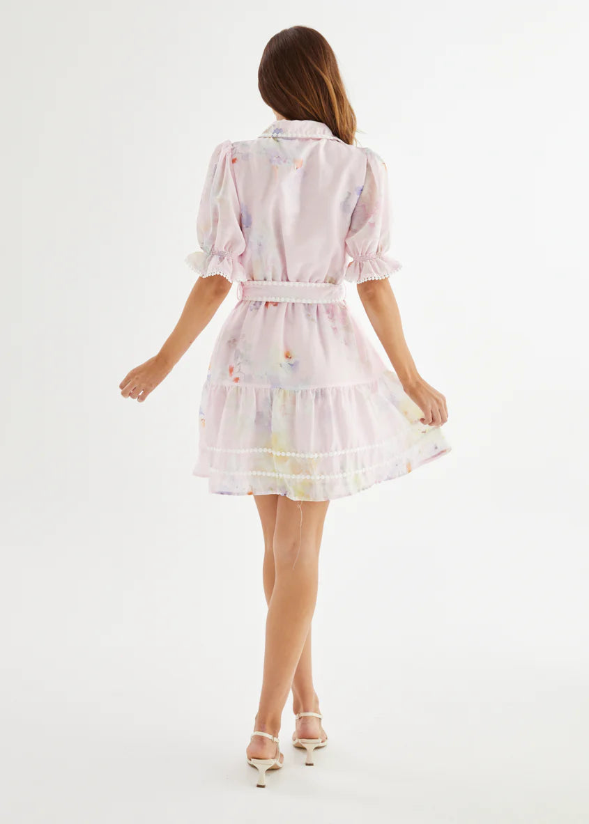 Celetia Dress - Pink Floral