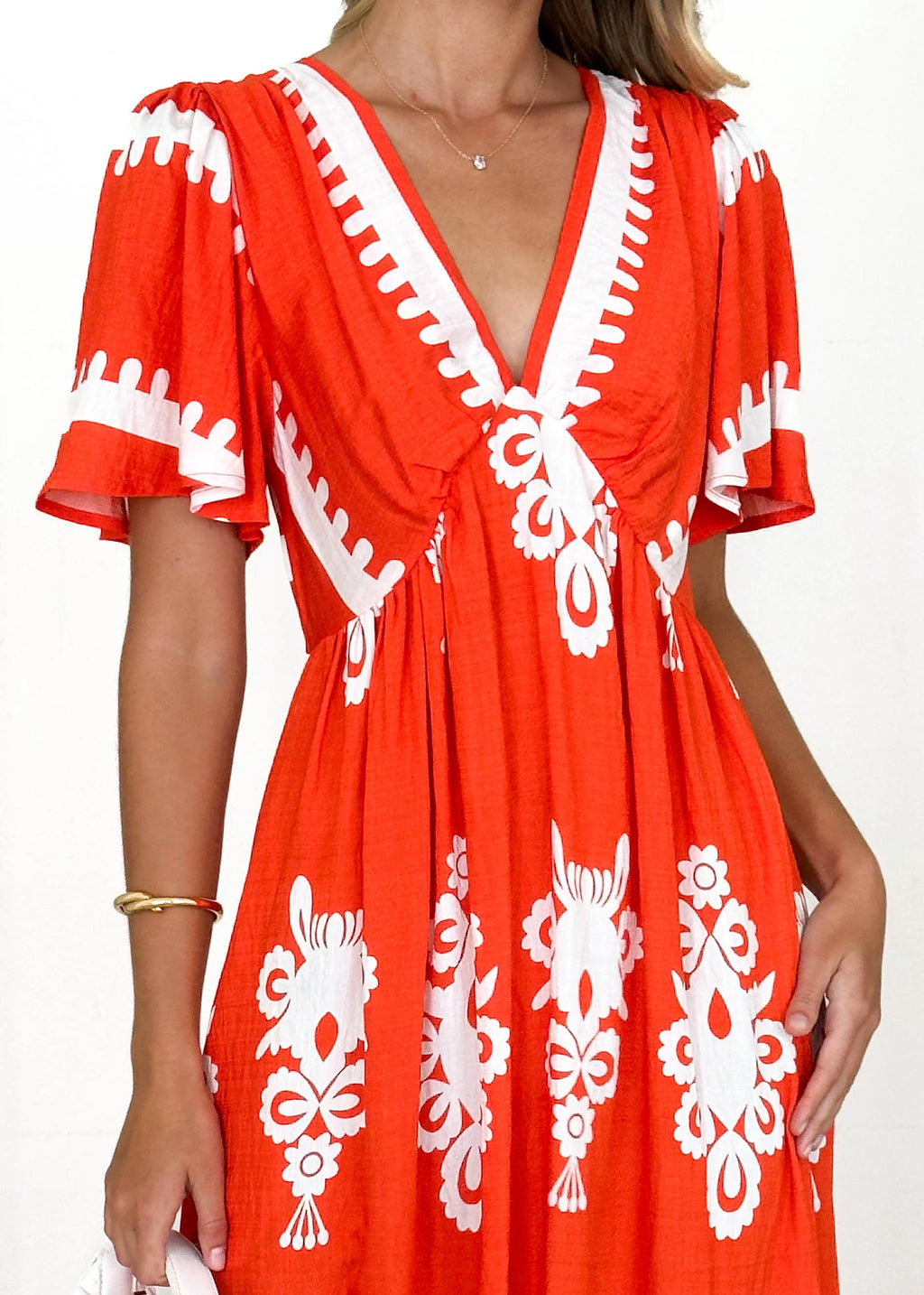 Renegade Maxi Dress - Tangerine
