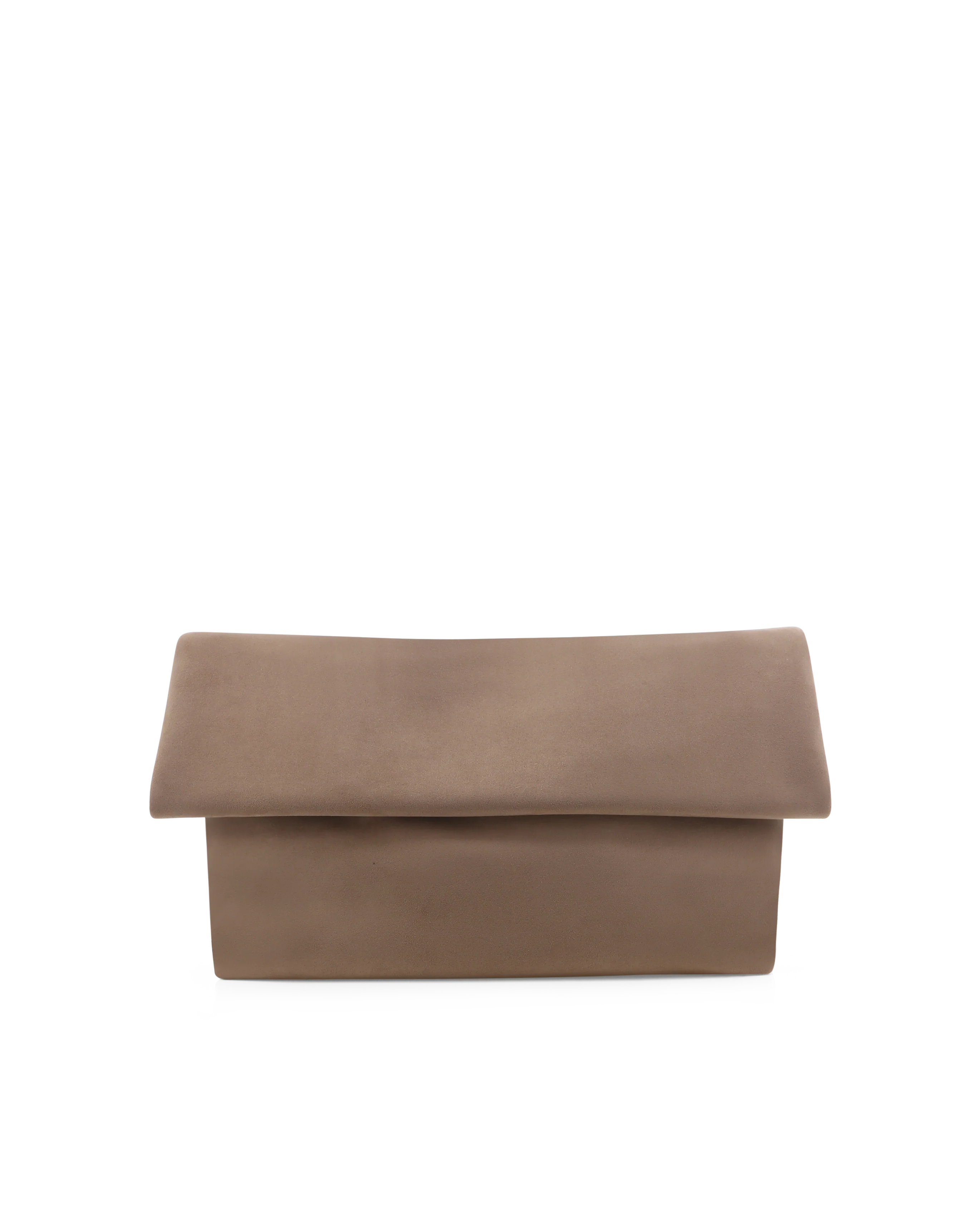 Rylee Clutch Bag - Fawn Suede