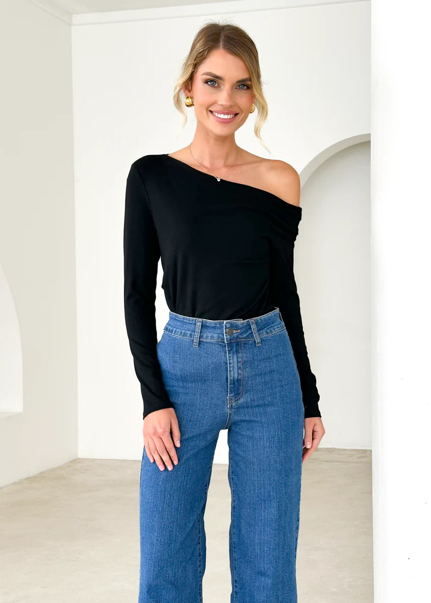 Carmina Stretch Jeans - Mid Blue