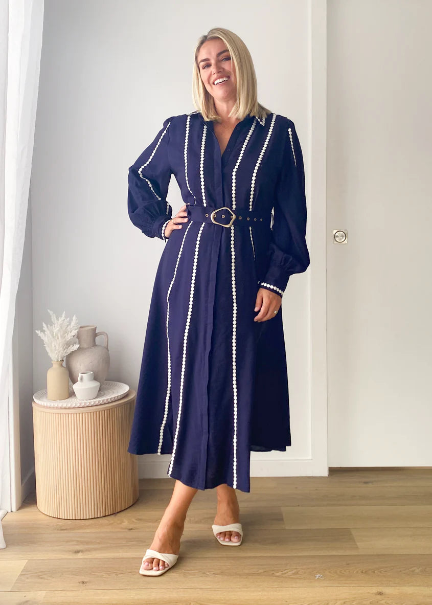 Nevaeh Maxi Dress - Navy