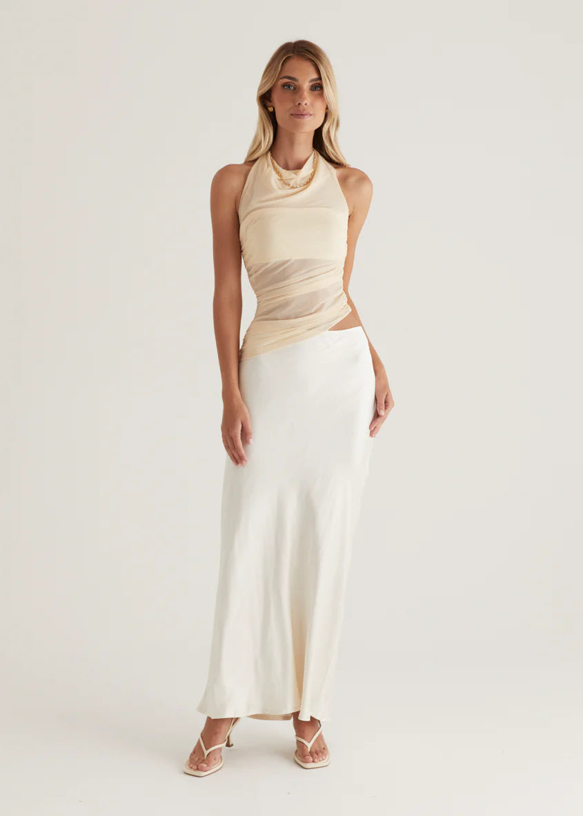 Renata Halter Maxi Dress - Butter