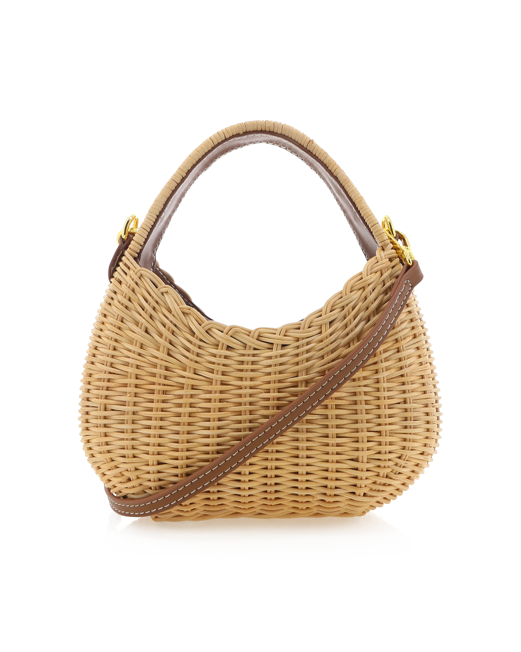 Gianna Handle Bag - Natural Rattan