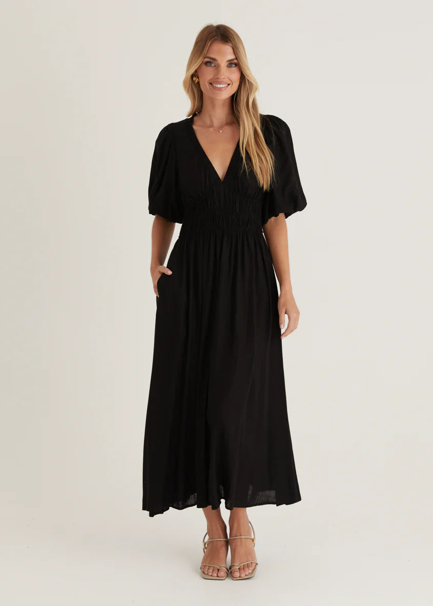 Mecca Maxi Dress - Black