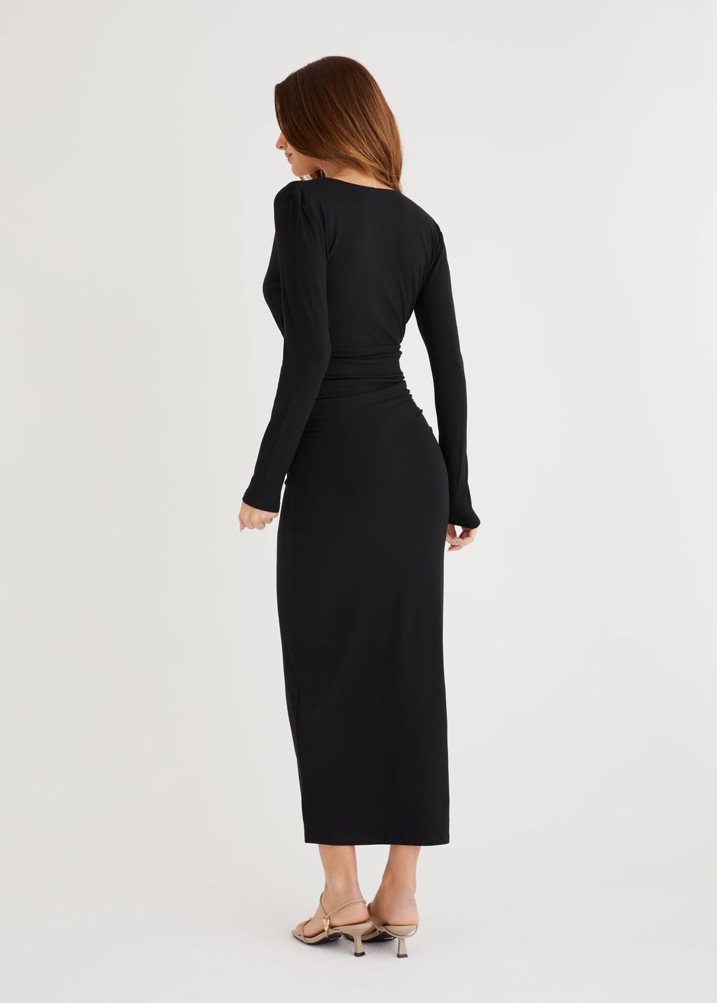 Alysse Midi Dress - Black
