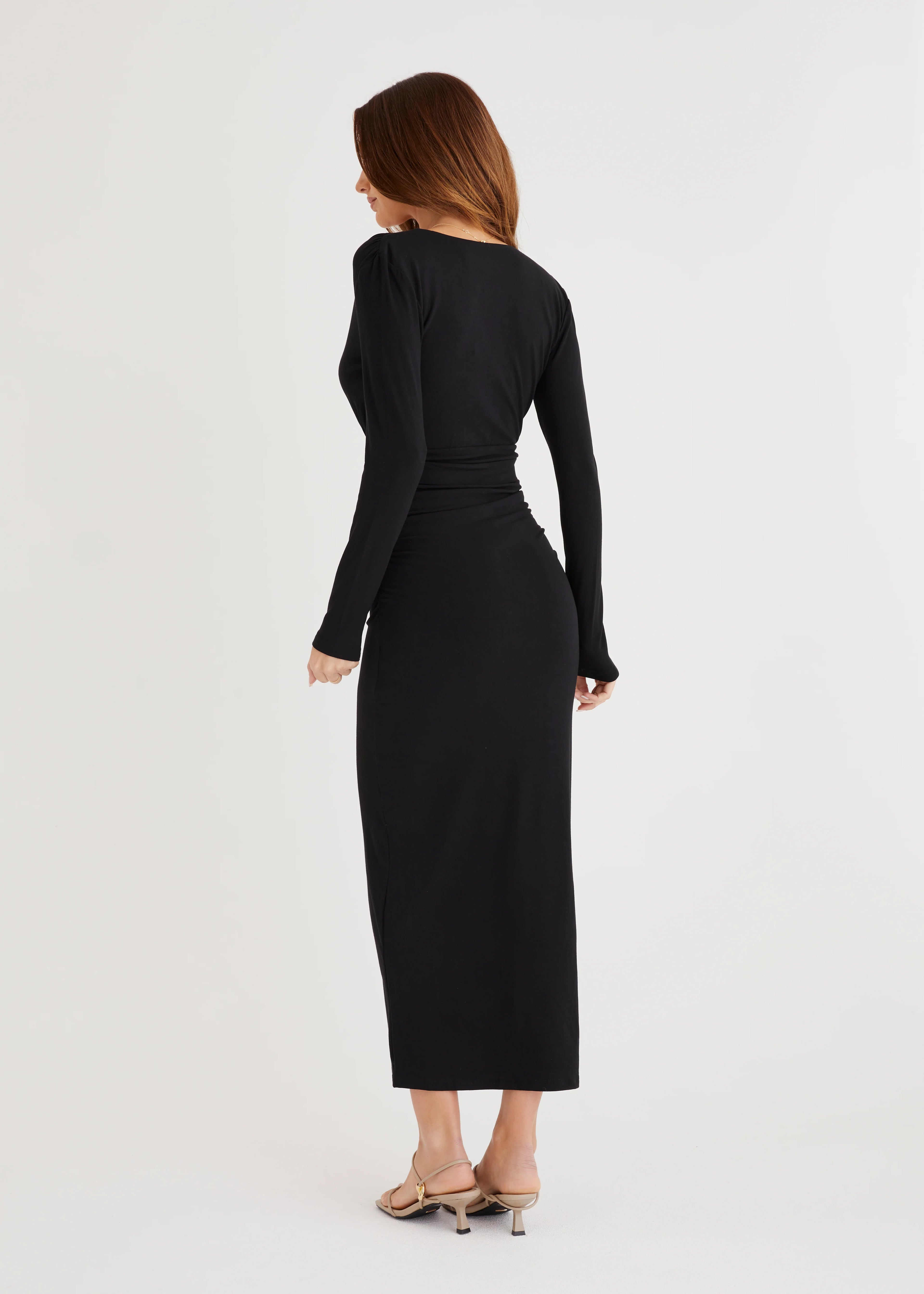 Alysse Midi Dress - Black