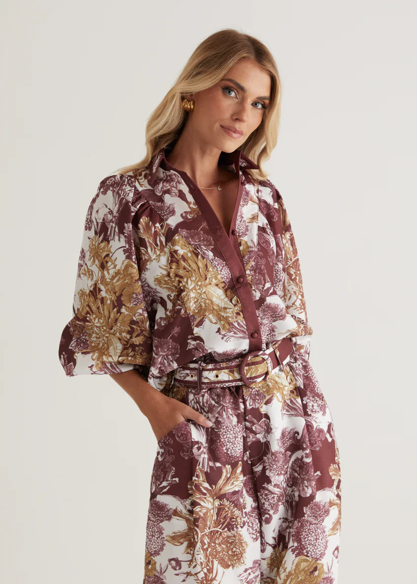 Tethroe Shirt - Merlot Chateau