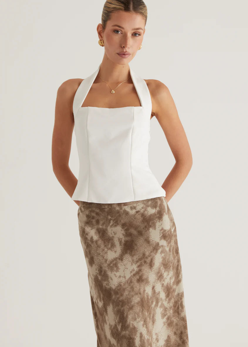 Nitro Halter Top - Off White