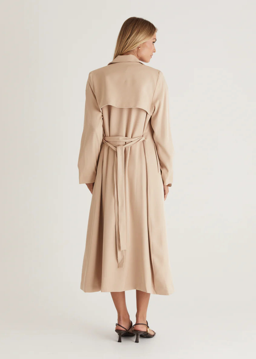 Kylie Trench Coat - Camel
