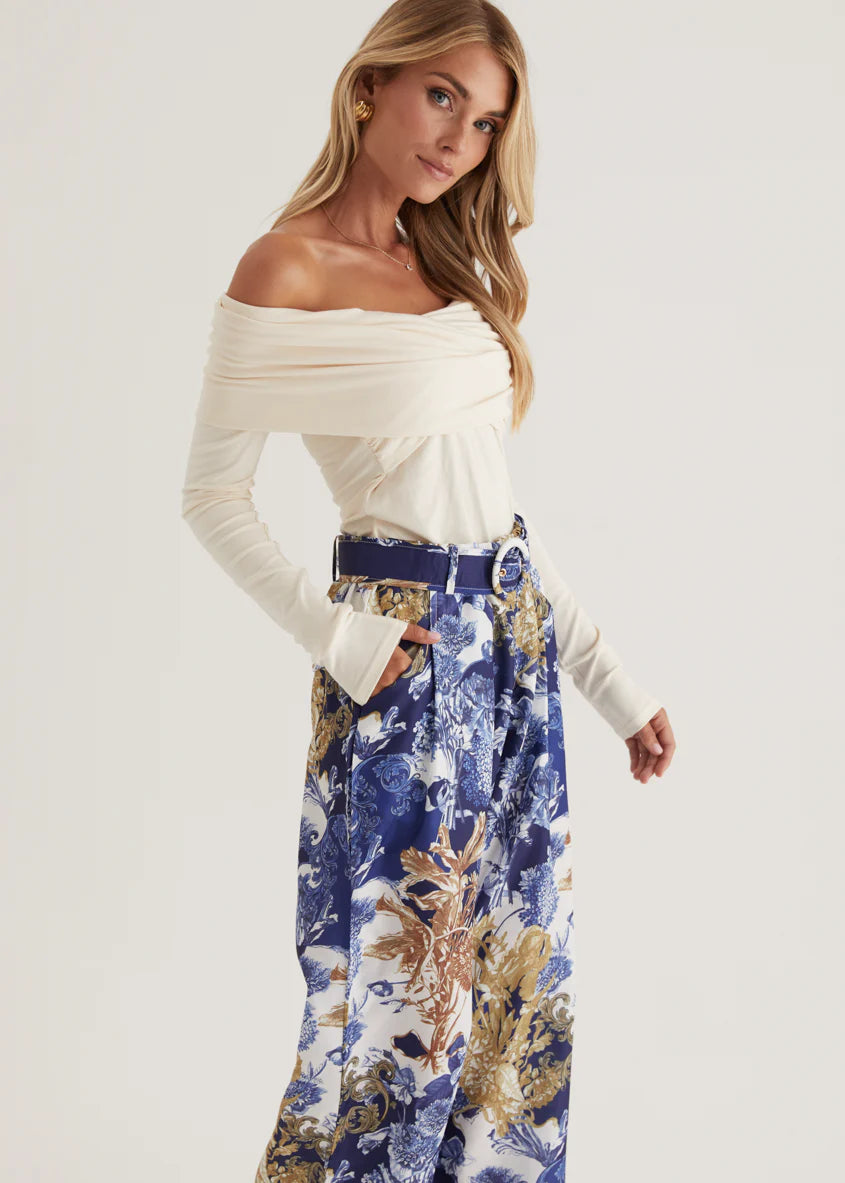 Tethroe Pants - Navy Chateau