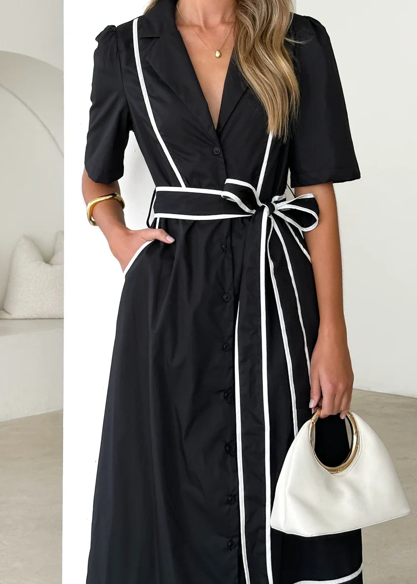 Stella Maxi Dress - Black