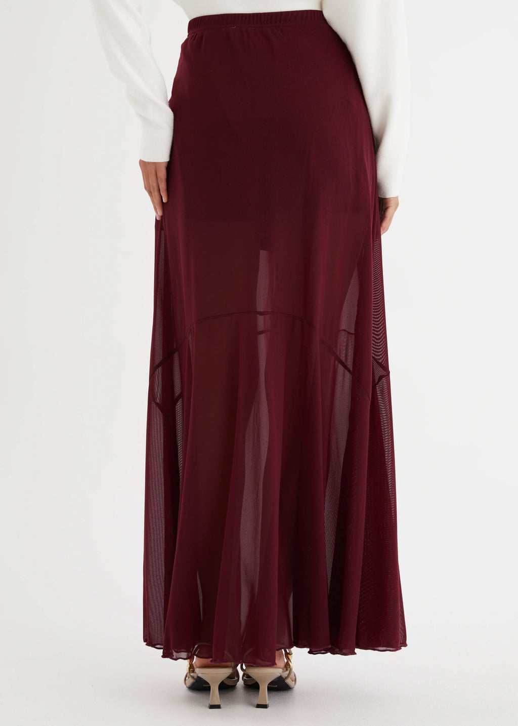Alani Maxi Skirt - Wine