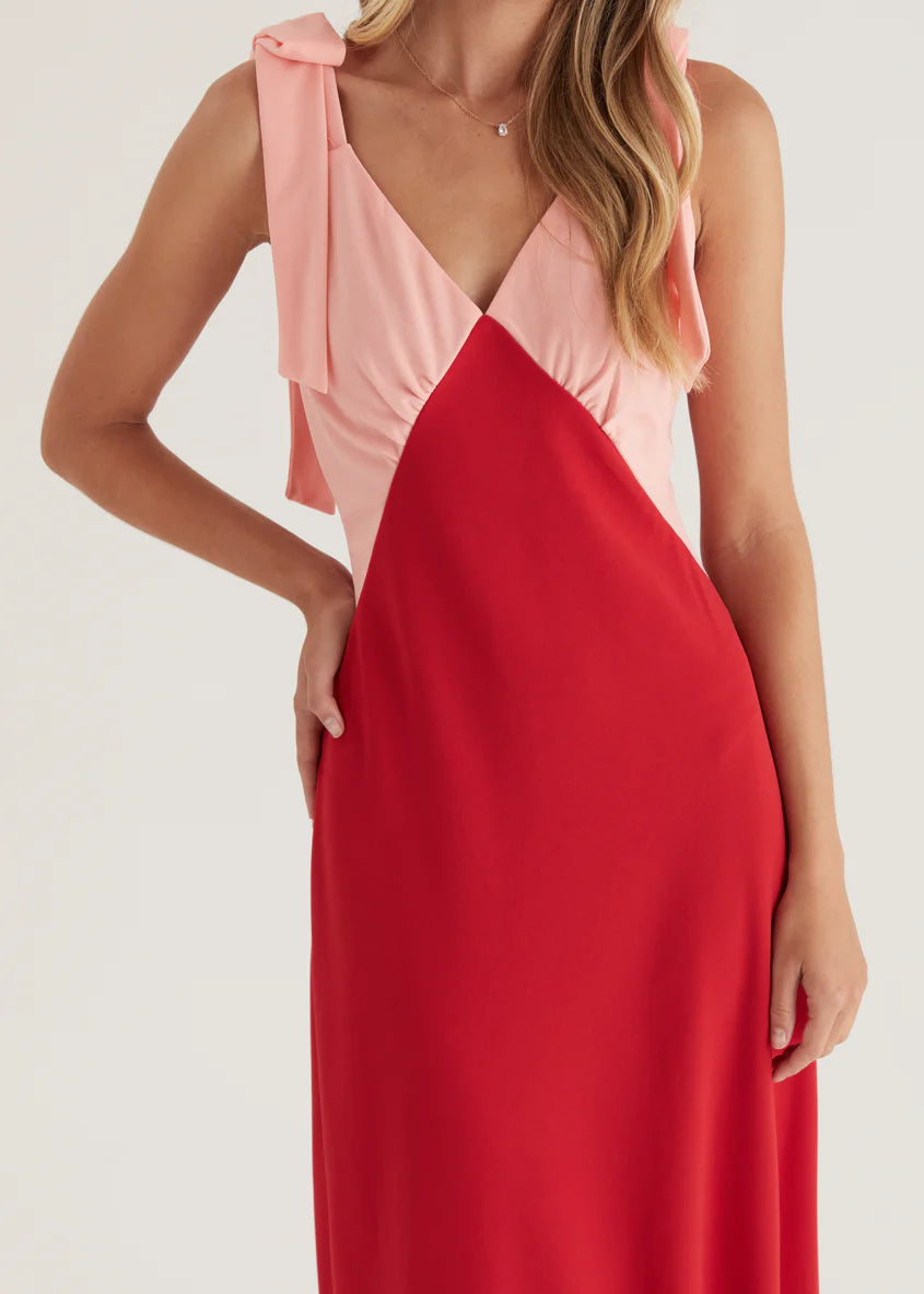 Formation Maxi Dress - Cherry Splice
