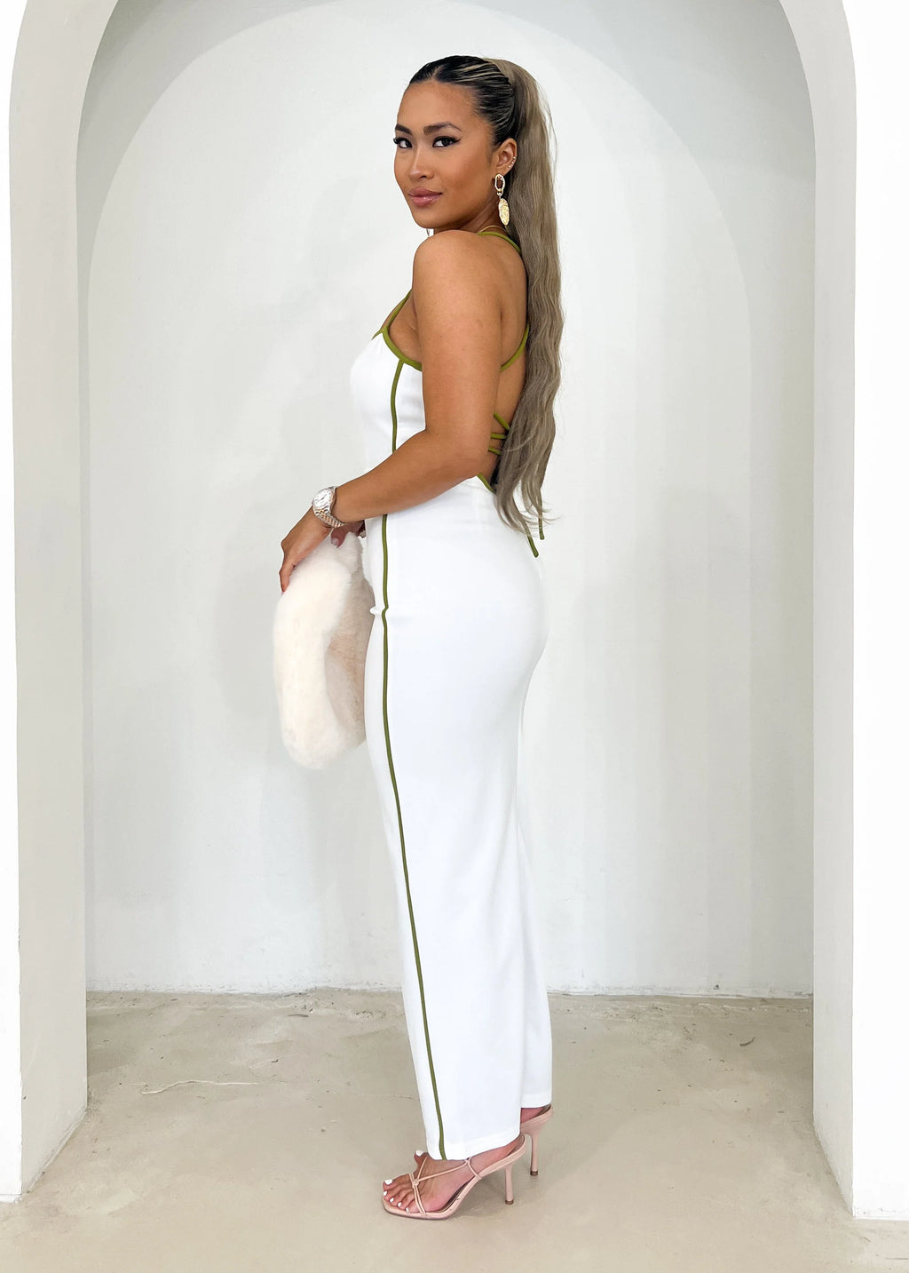 Pimi Maxi Dress - White