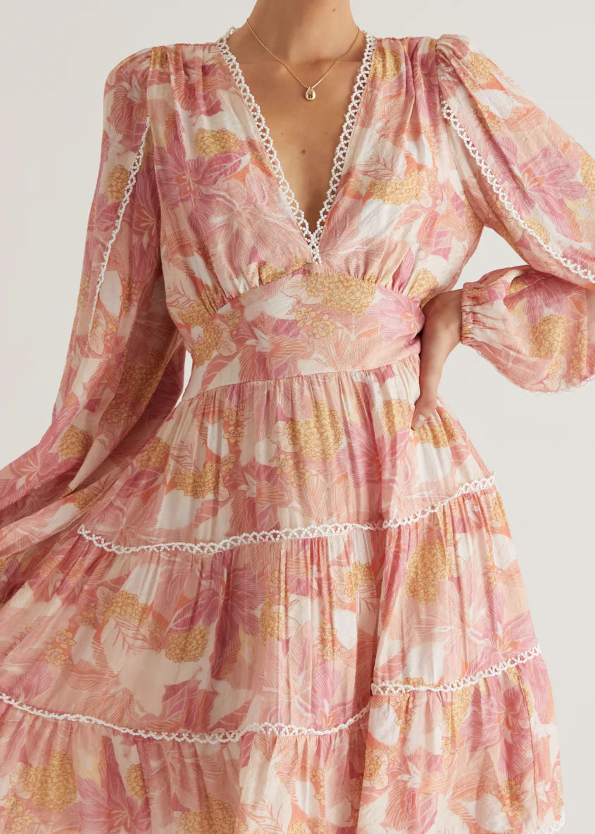 Palomar Dress - Blush Floral