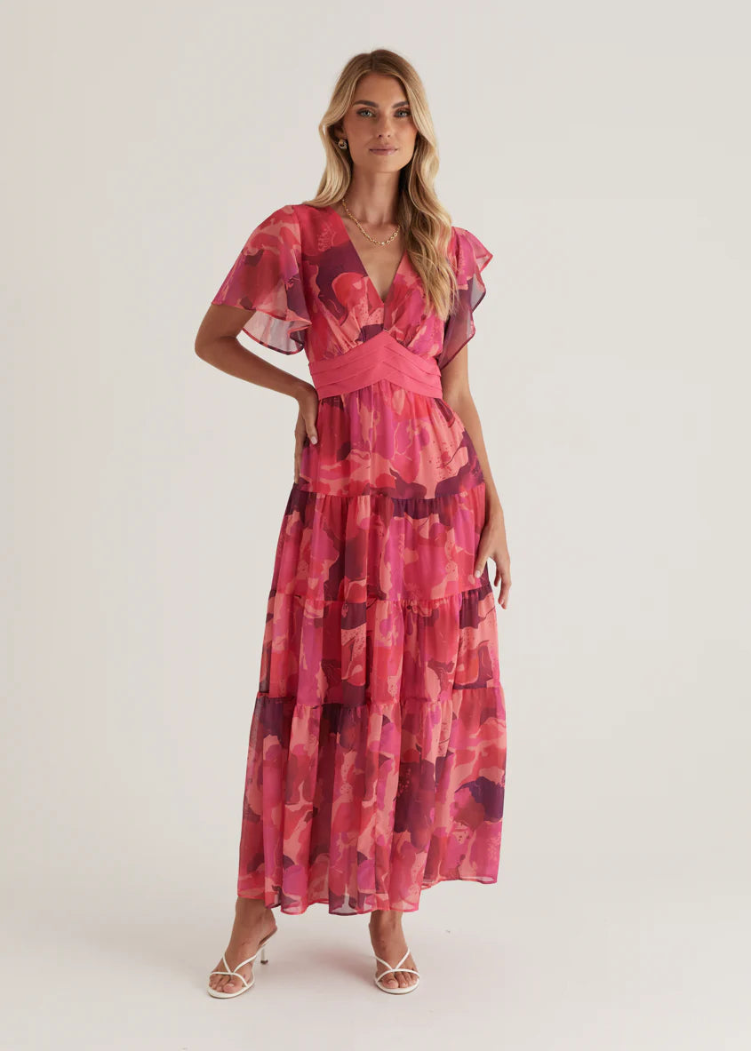 Gracelands Maxi Dress - Magenta Rush