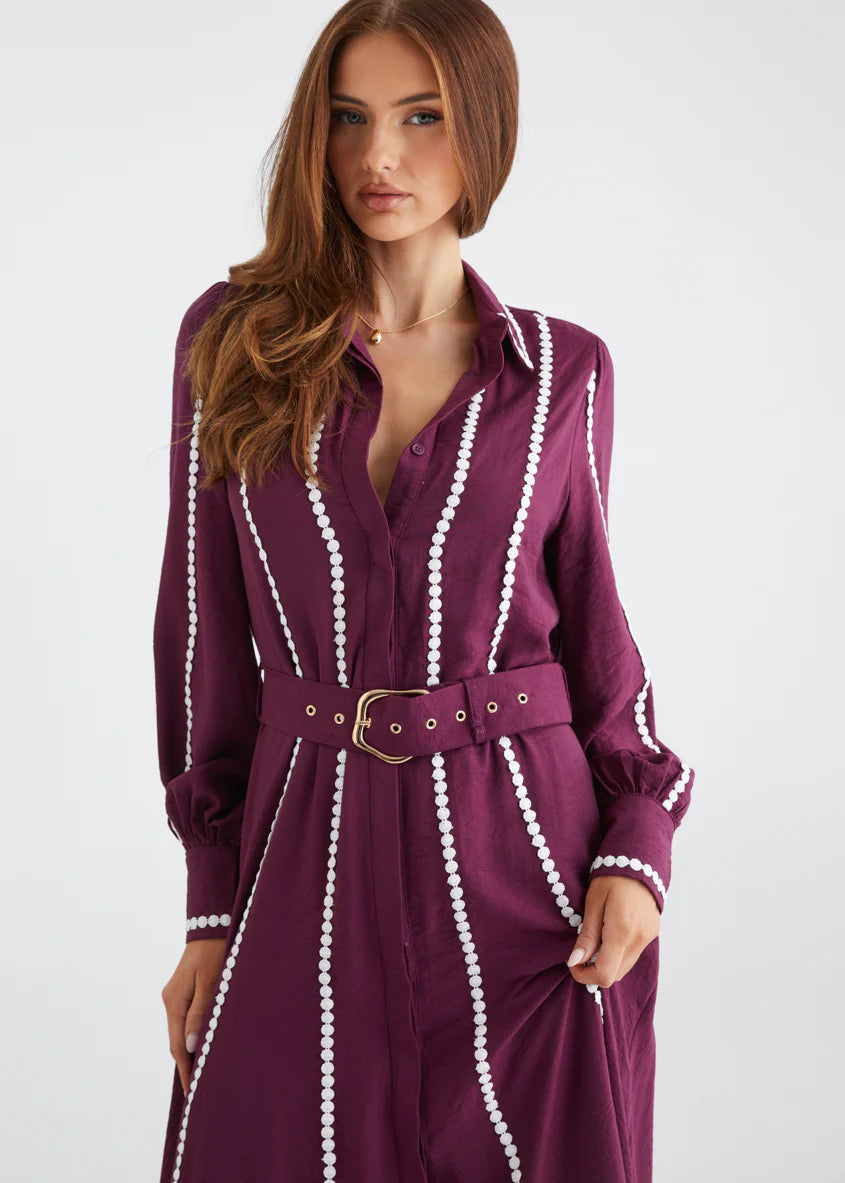 Nevaeh Maxi Dress - Plum
