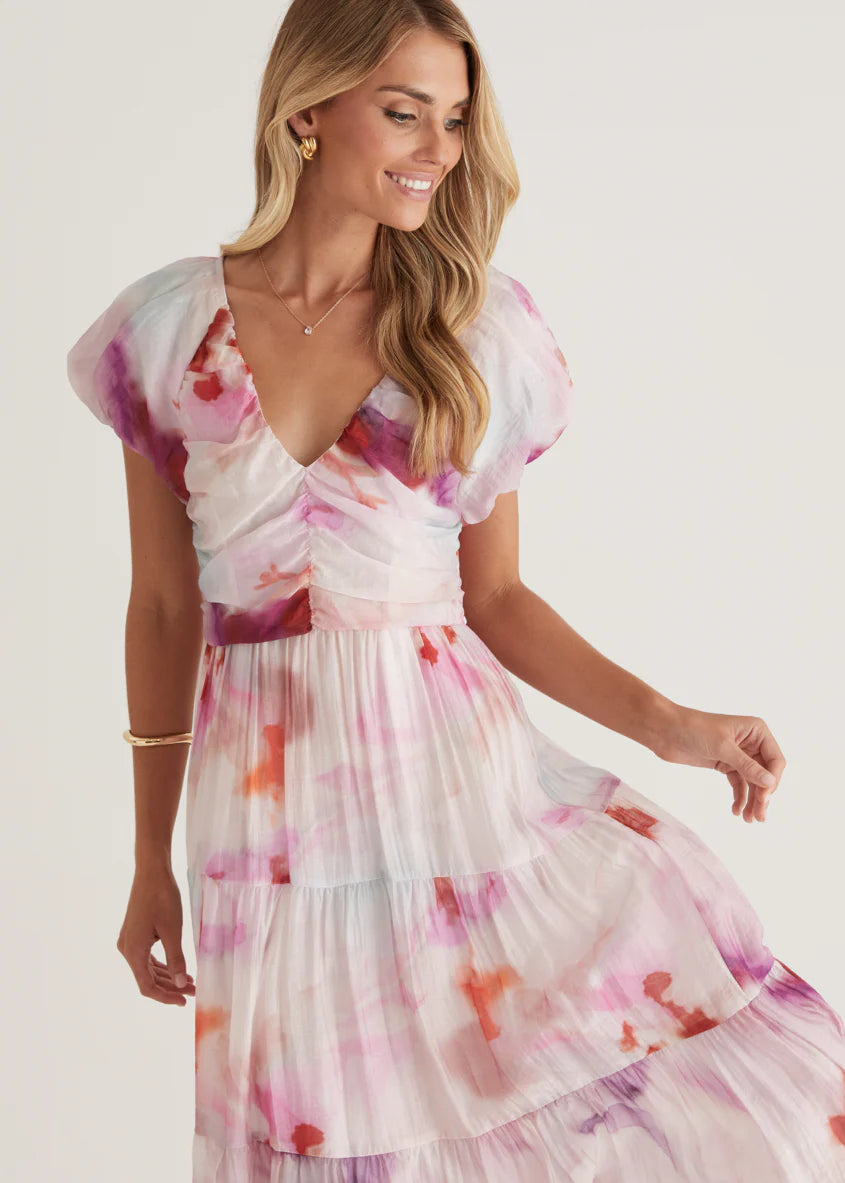 Sahnee Maxi Dress - Pink Haze