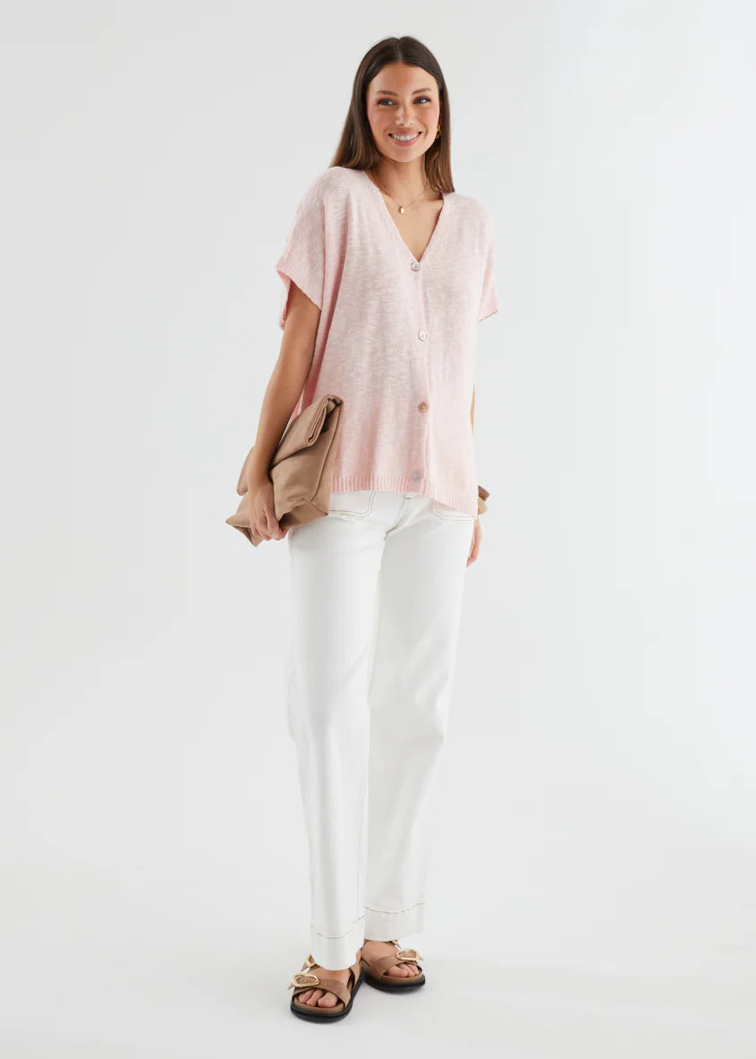 Aria Knit Top - Cotton Candy