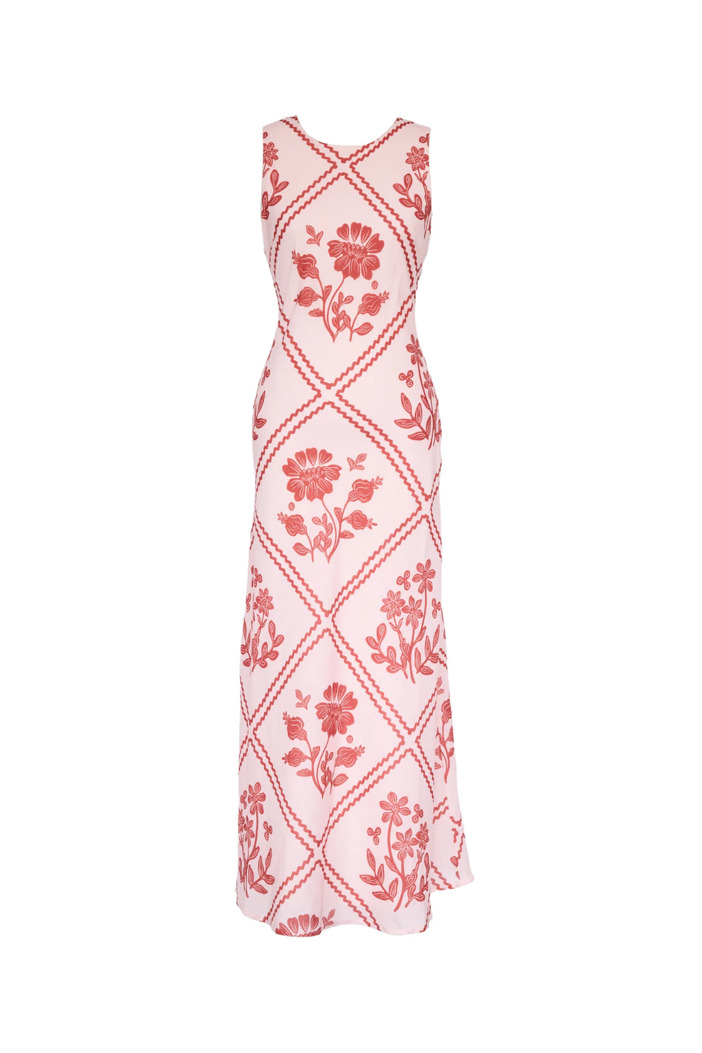 Xavier Maxi Dress - Red Floral