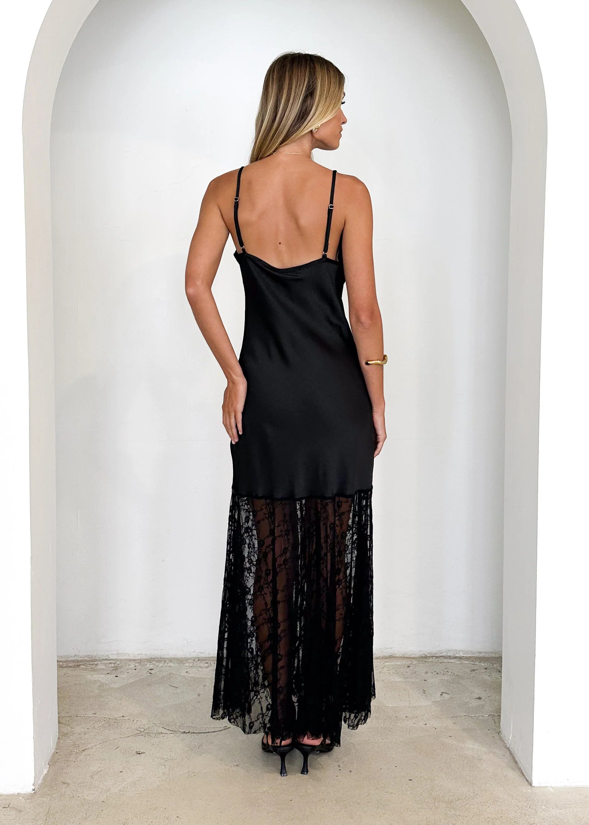 Anika Maxi Dress - Black