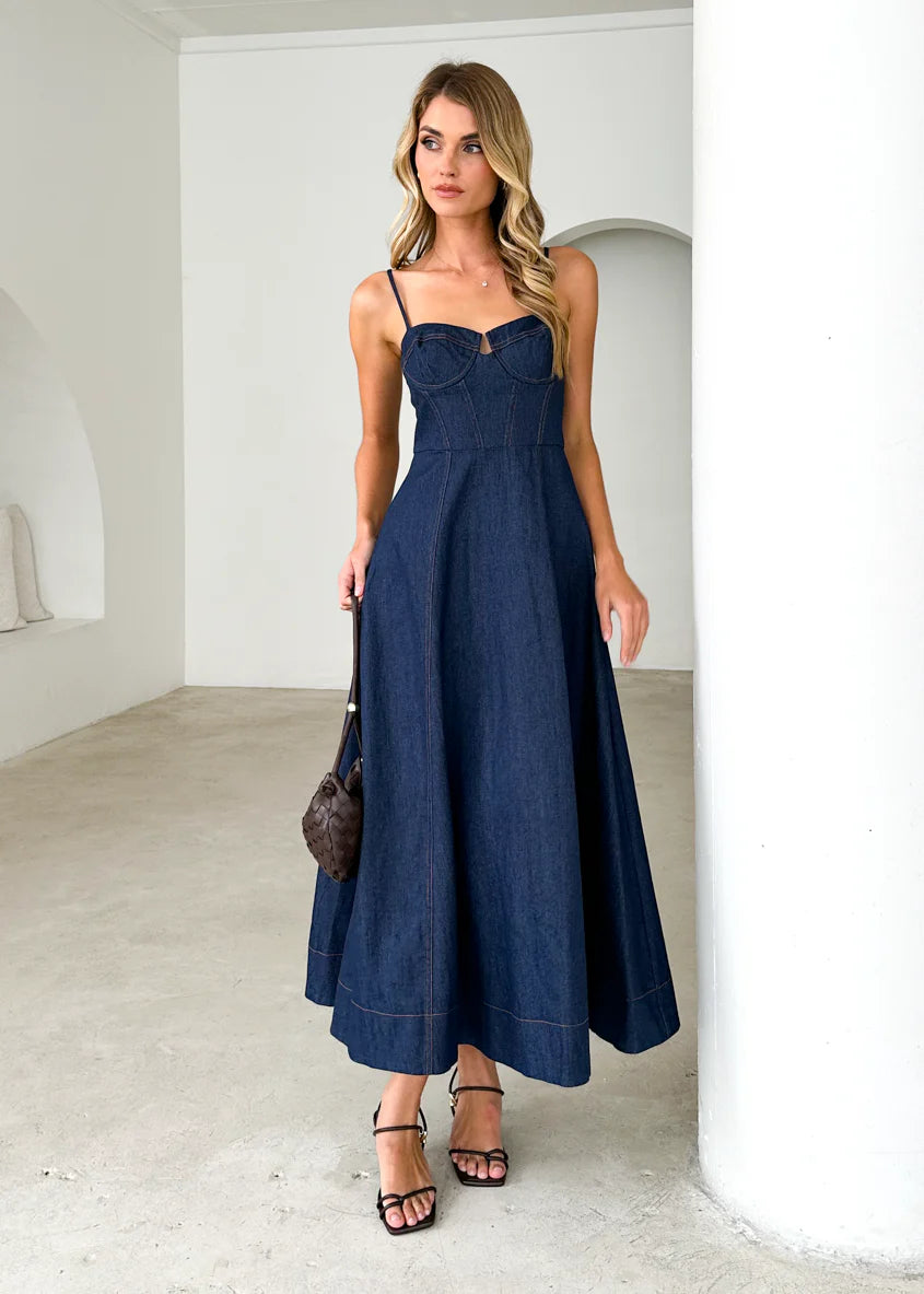 Braelynn Maxi Dress - Indigo