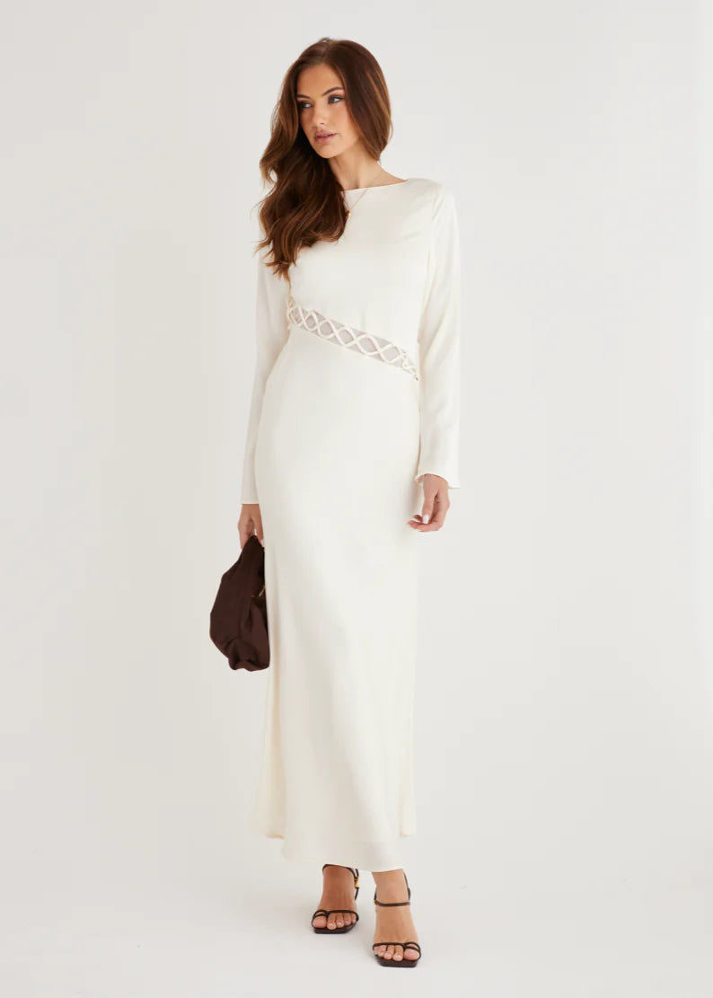 Roby Maxi Dress - Cream