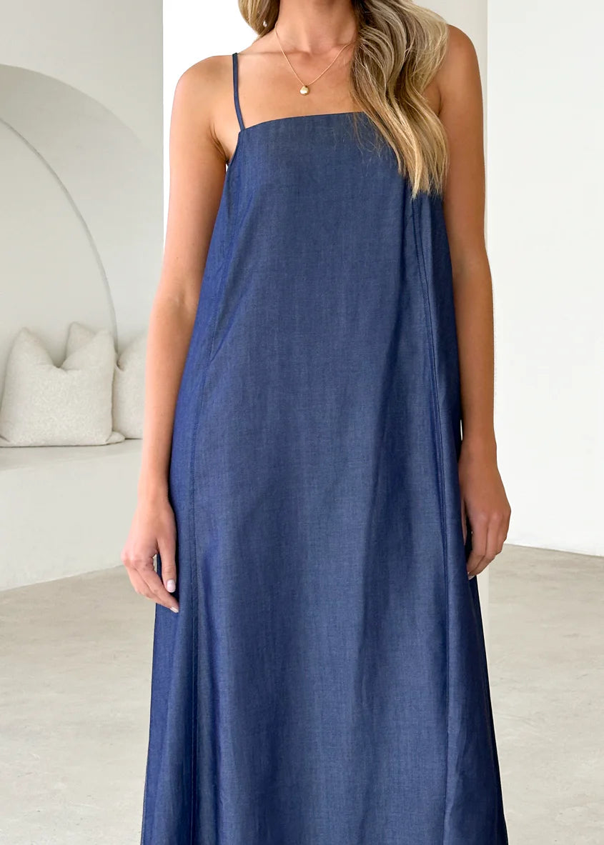 Sascha Maxi Dress - Indigo