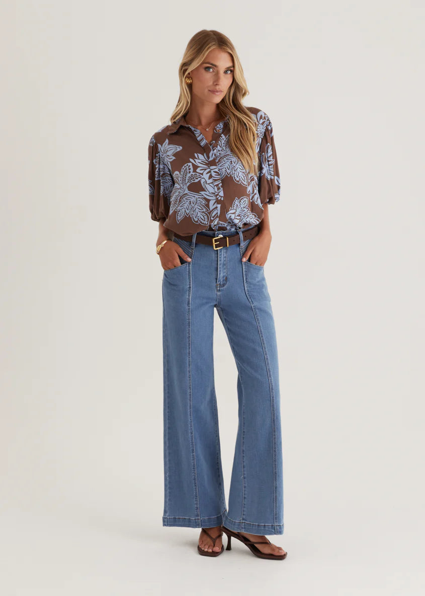 Nouvella Shirt - Choc Captivate