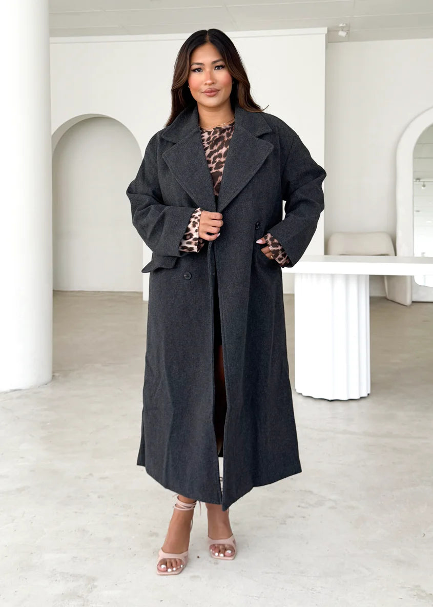 Mayfield Coat - Charcoal