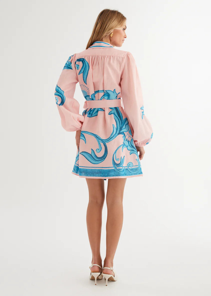 Nicoletta Dress - Pink Zayna