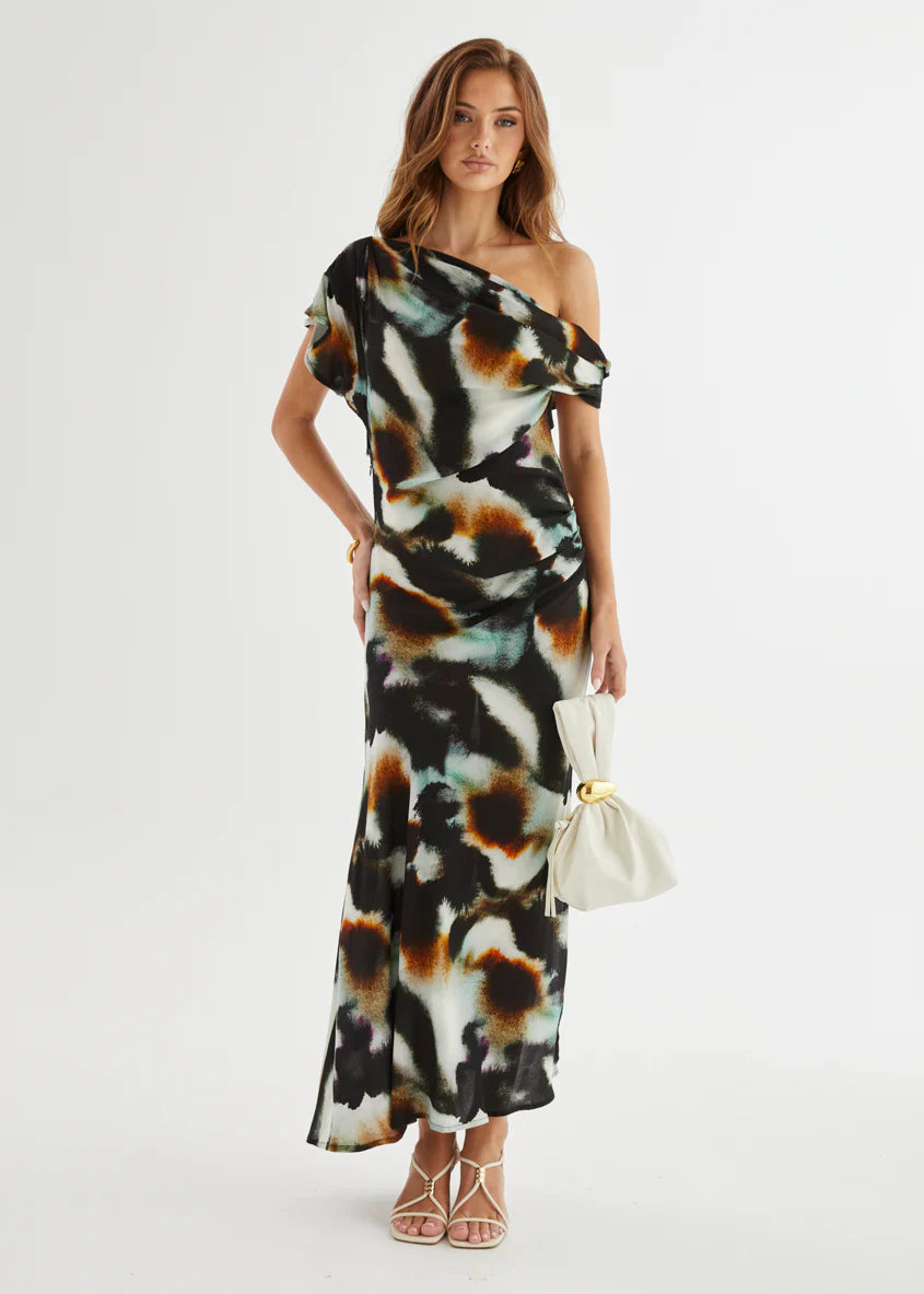 Ryda Drop Shoulder Midi Dress - Hesper