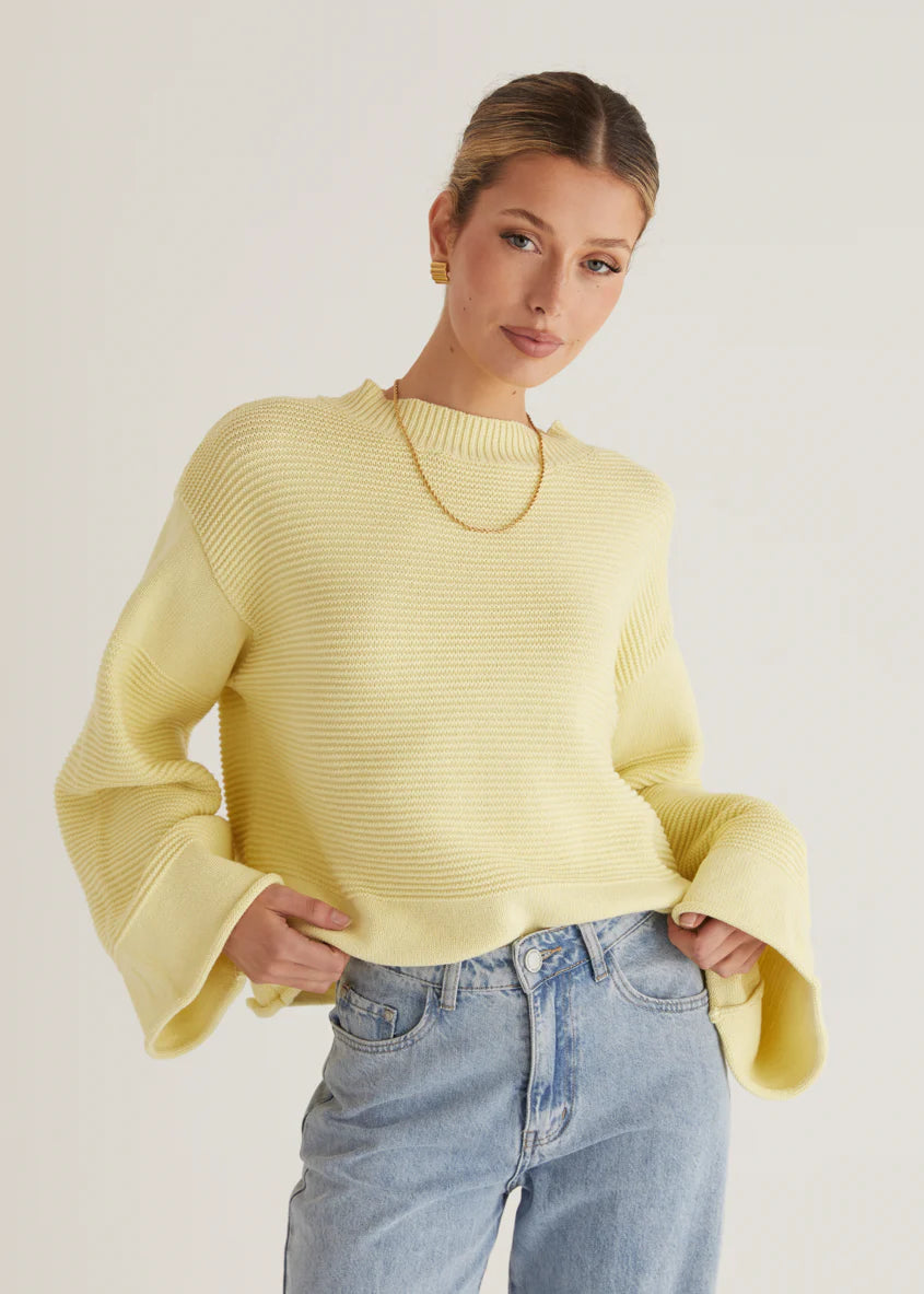 Marsielle Sweater - Lemon
