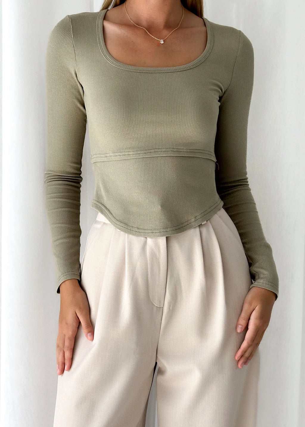 Dulter Top - Khaki