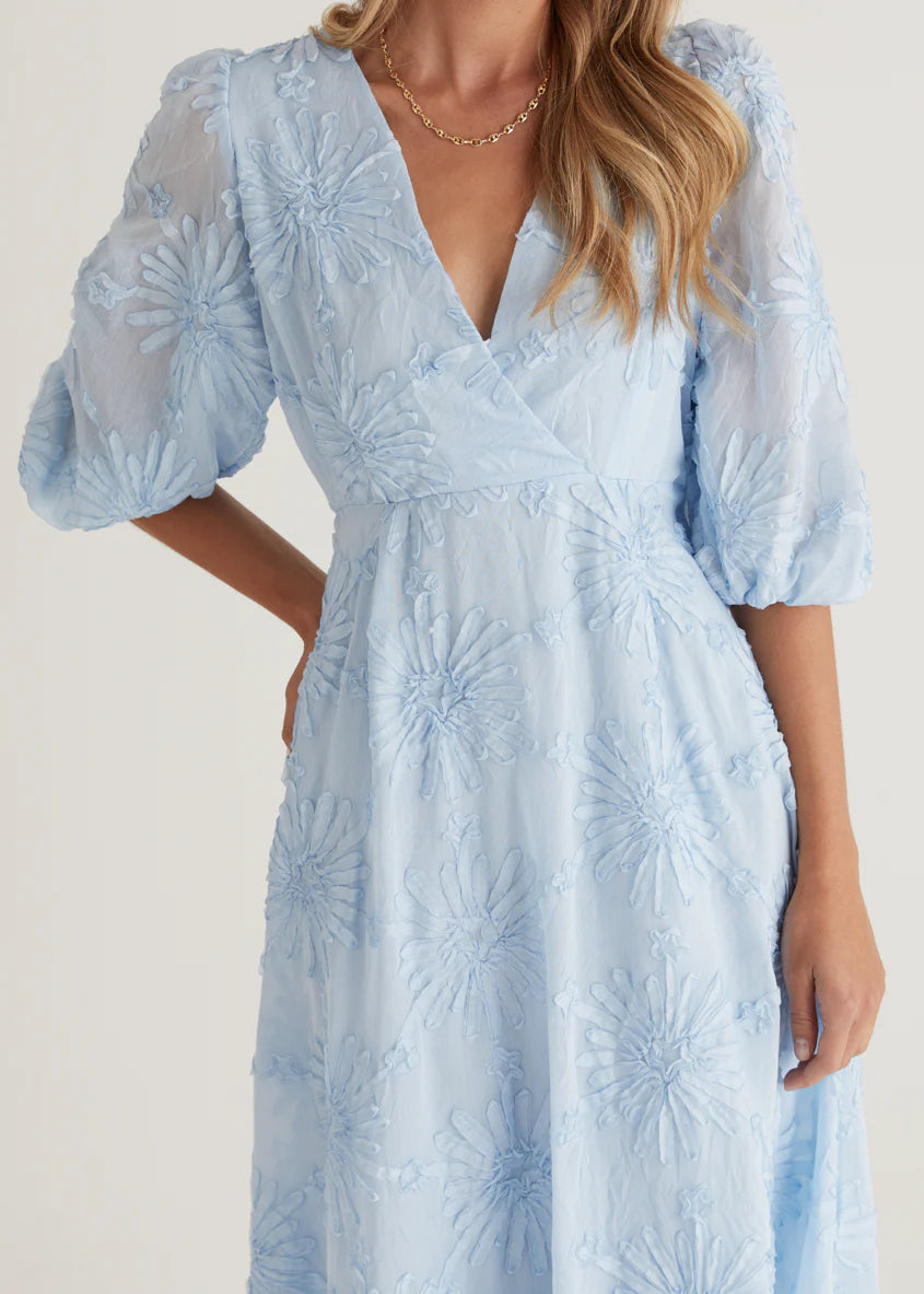 Bayside Midi Dress - Powder Blue