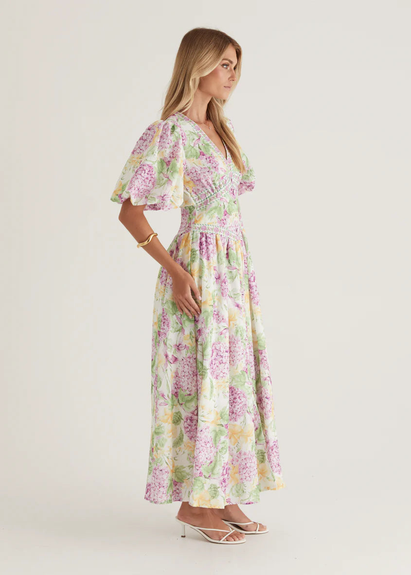 Marcelle Maxi Dress - Purple Hydrangea