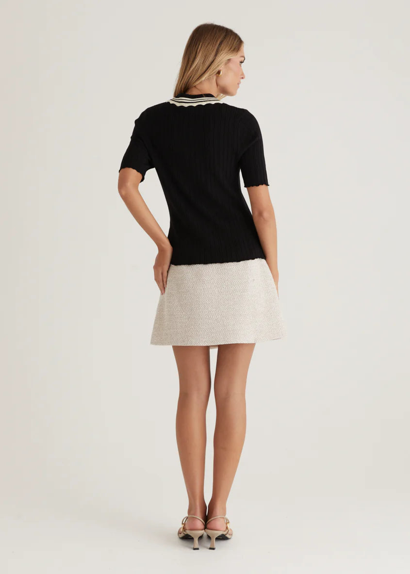 Harley Knit Top - Black