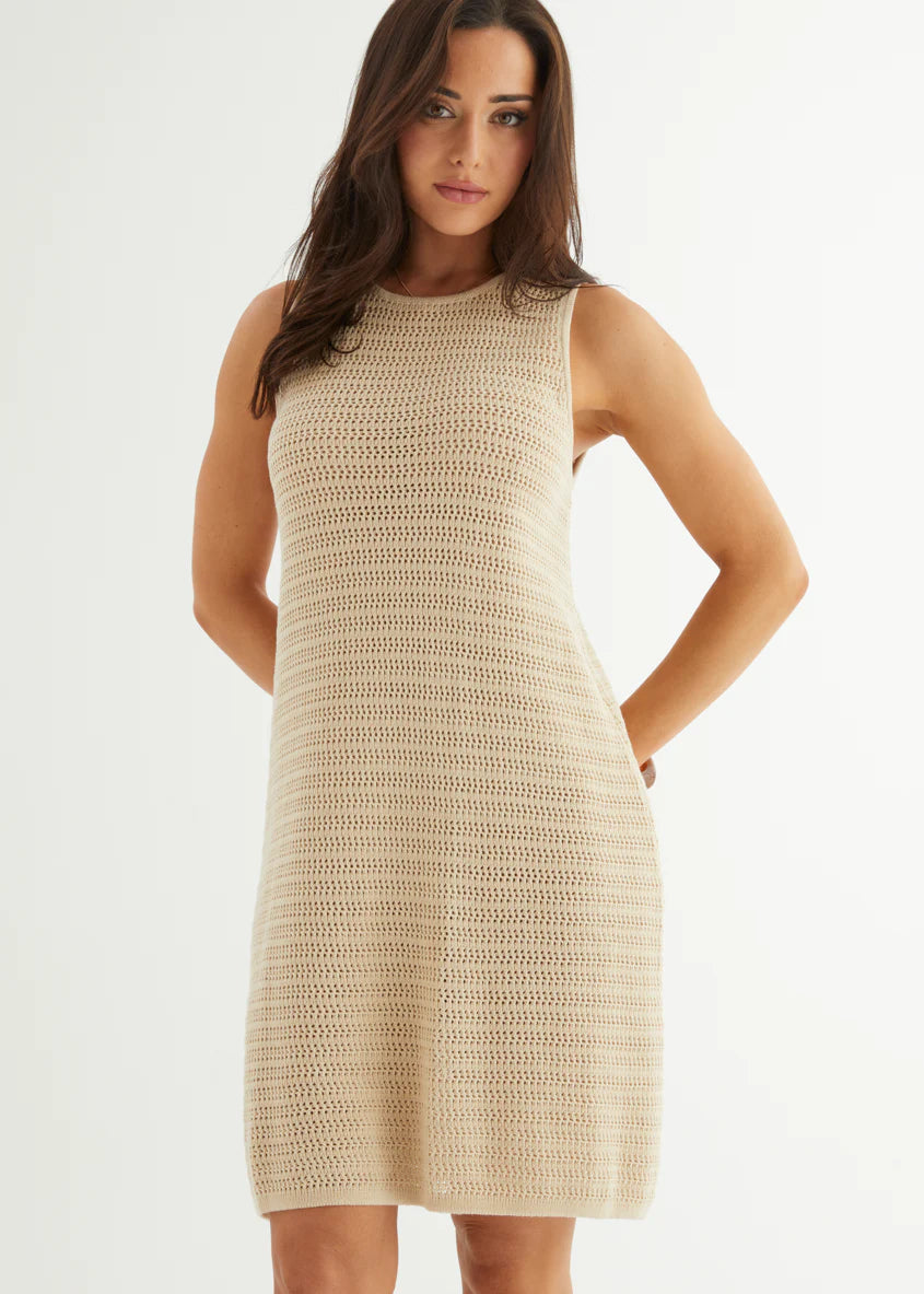 Kerena Knit Dress - Natural