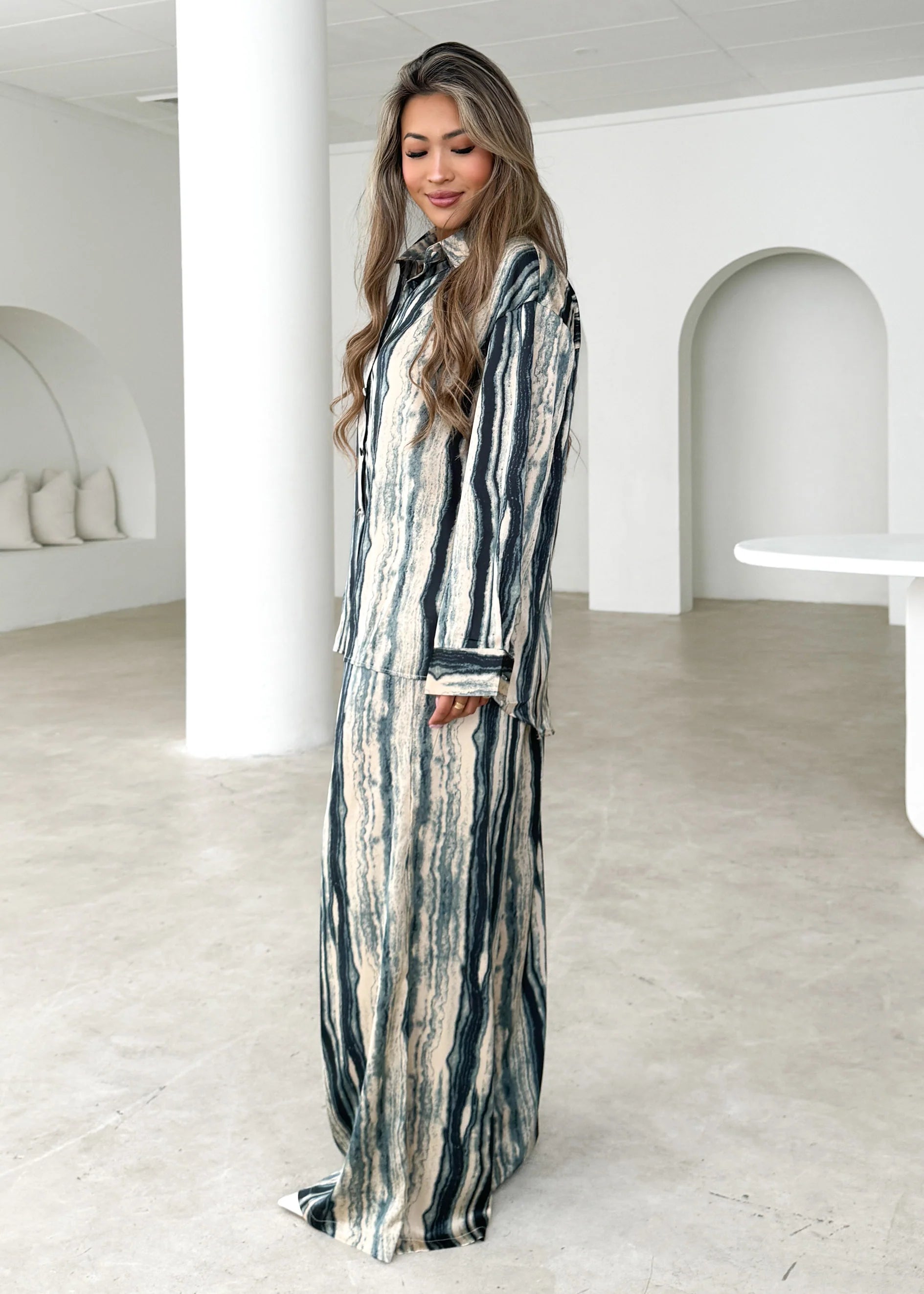 Lanrae Pants - Teal Multi