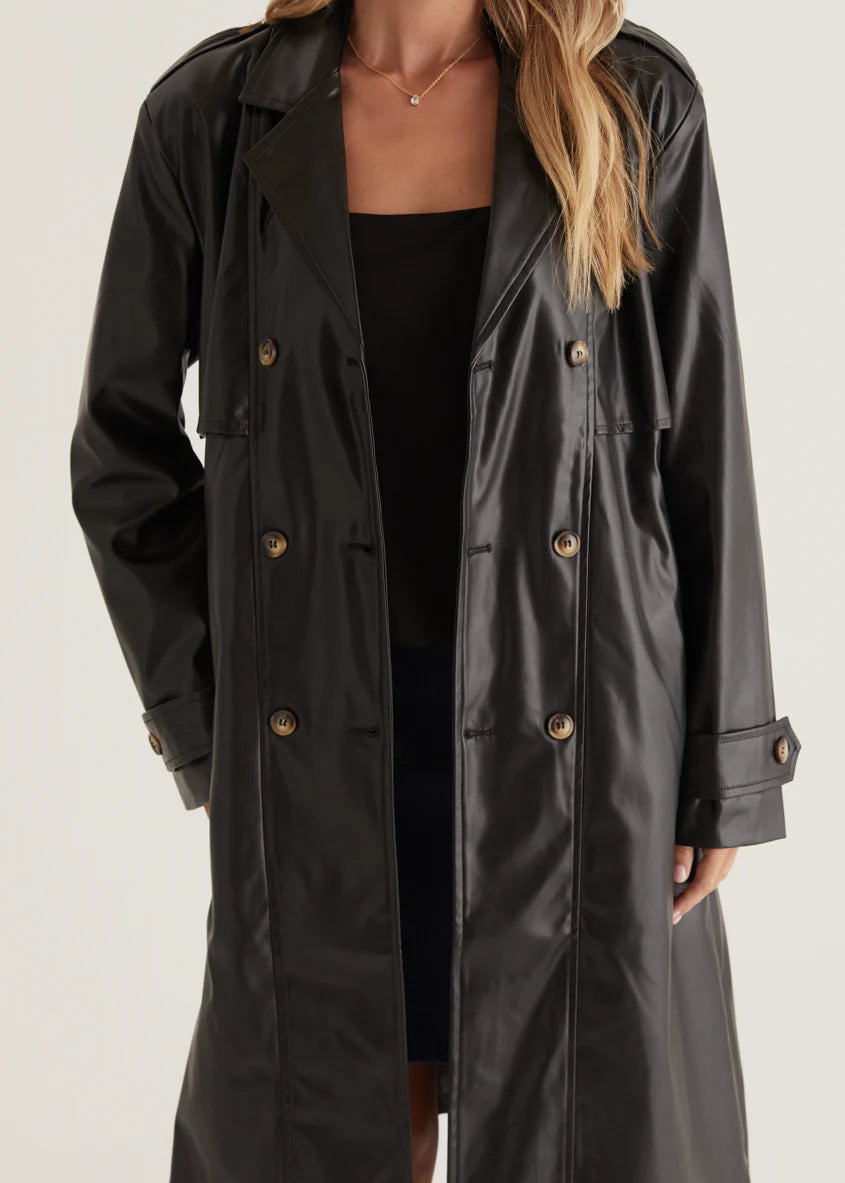 Ria Pu Trench - Black