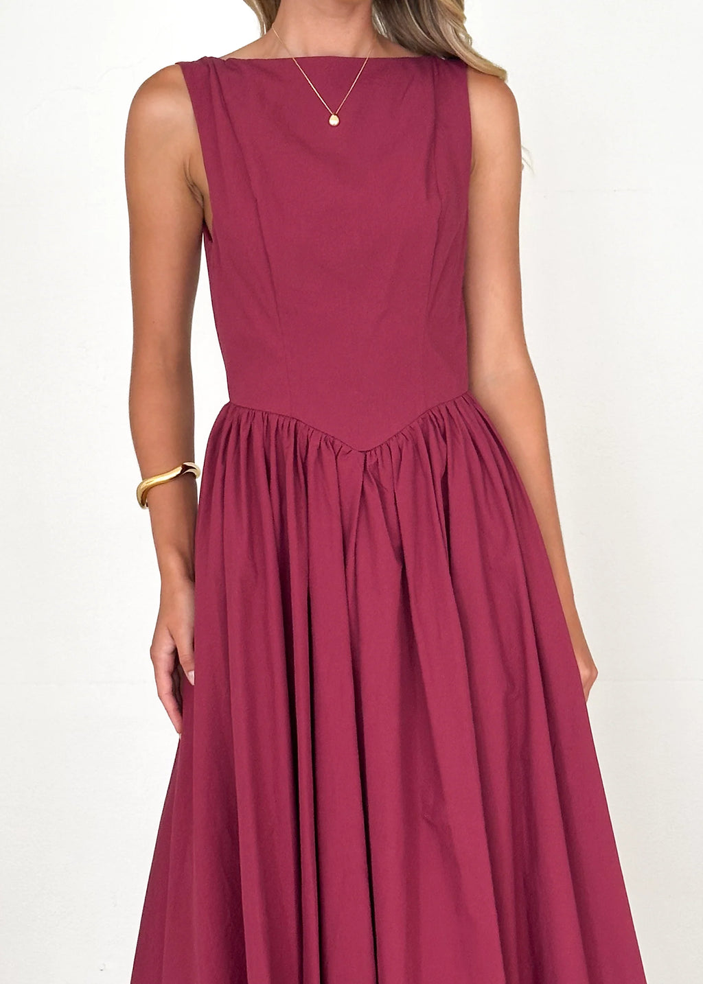 Bessie Maxi Dress - Wine