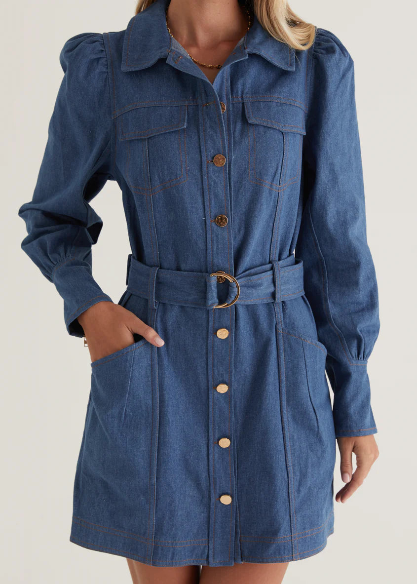 Domisco Dress - Light Blue