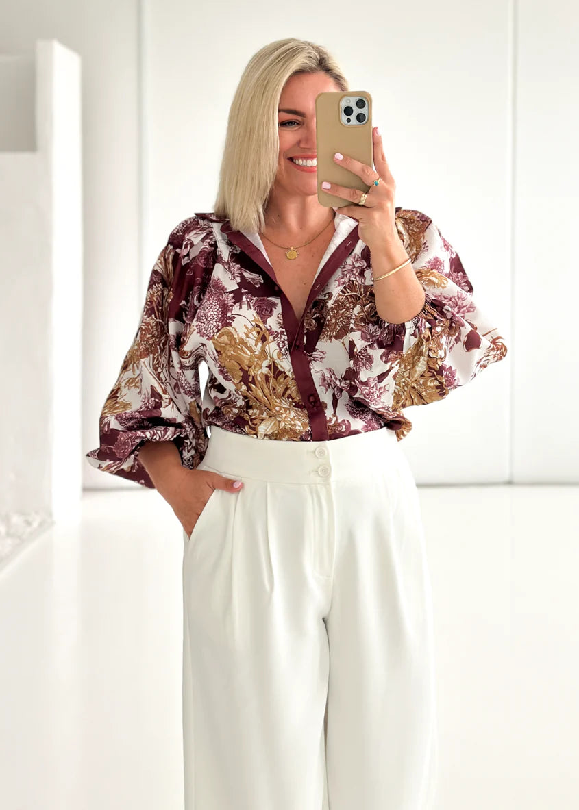 Tethroe Shirt - Merlot Chateau