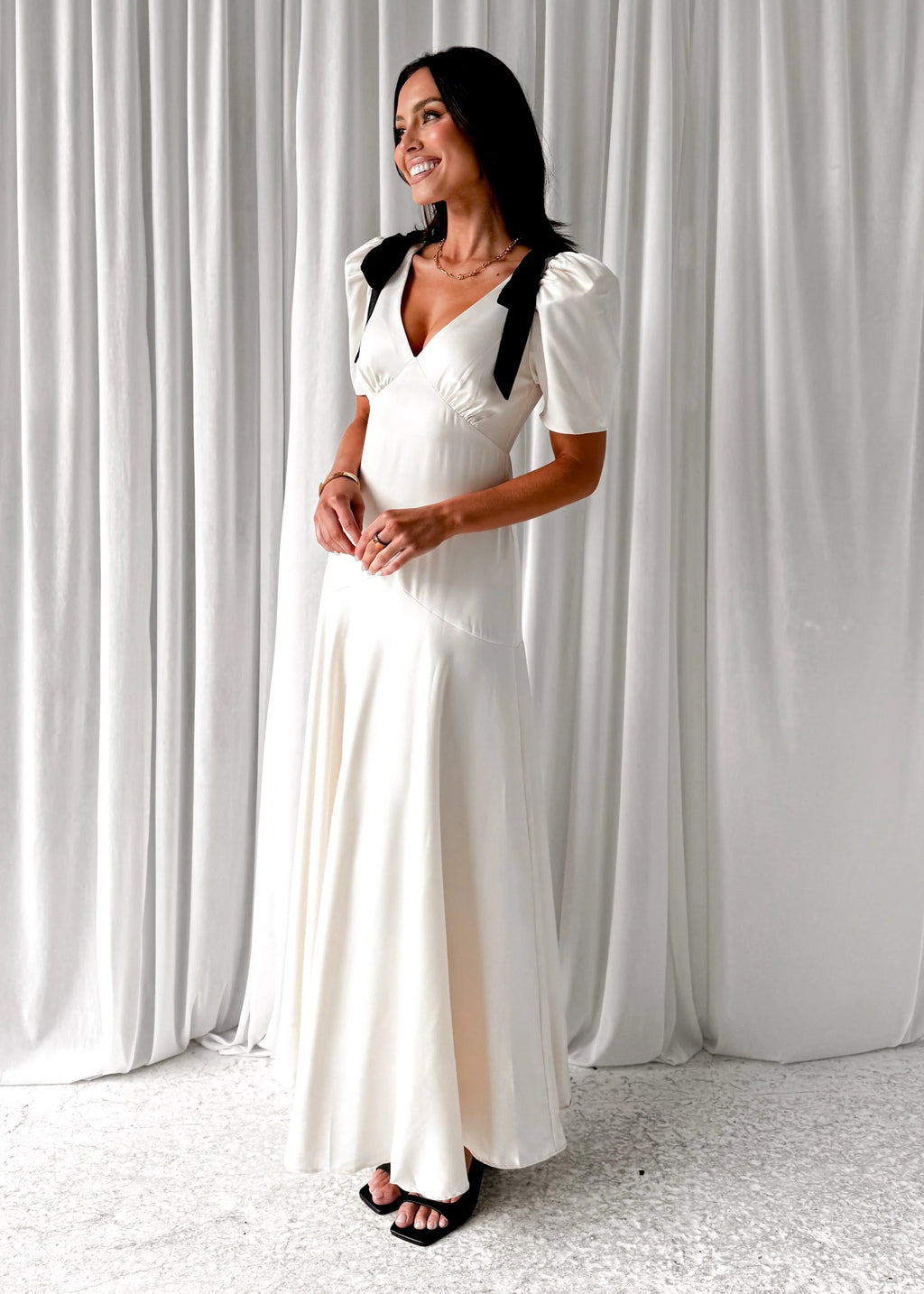 Ettara Maxi Dress - Cream